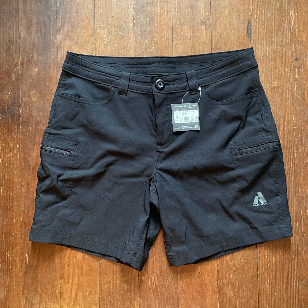 Eddie Bauer Guide Pro Women's Cargo Short 8 Black New!